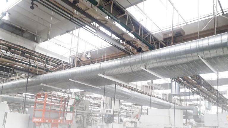 Managing the heat in the warehouse through evaporative cooling
