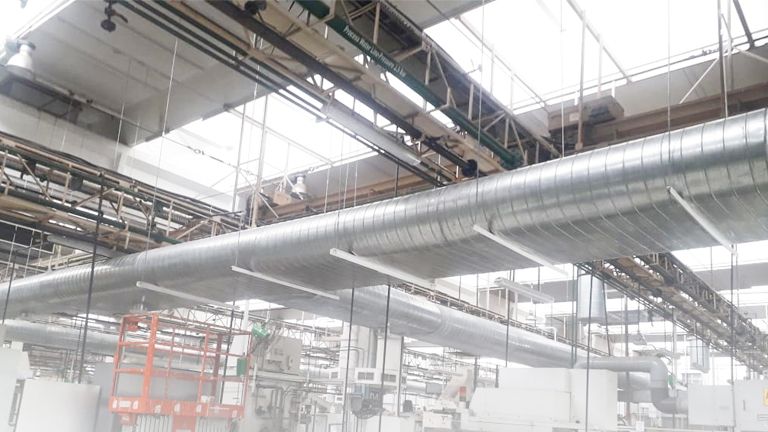 managing the heat in the warehouse through evaporative cooling