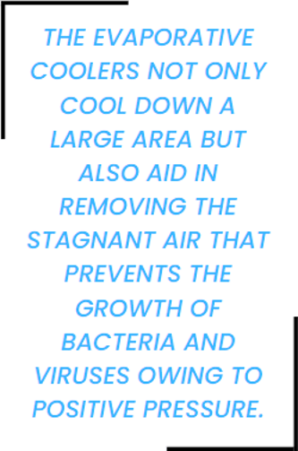 how evaporative coolers can maintain fresh & cool air at busy supermarket stores