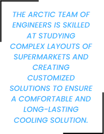 how evaporative coolers can maintain fresh & cool air at busy supermarket stores